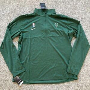 Nike Milwaukee Bucks Dri Fit 1/4 Zip